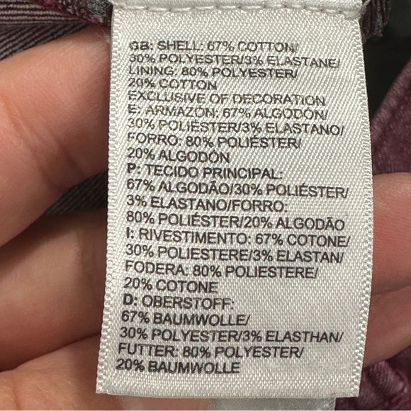 The North Face size 10 jeans, brick color, cotton blend, ankle, spring, autumn - Picture 11 of 16